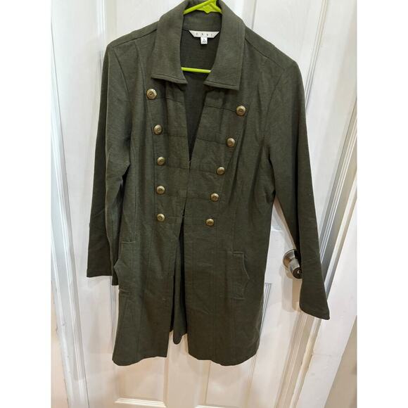 Cabi Cavallari Military Jacket Bronze Colored Buttons Size L - Picture 3 of 6